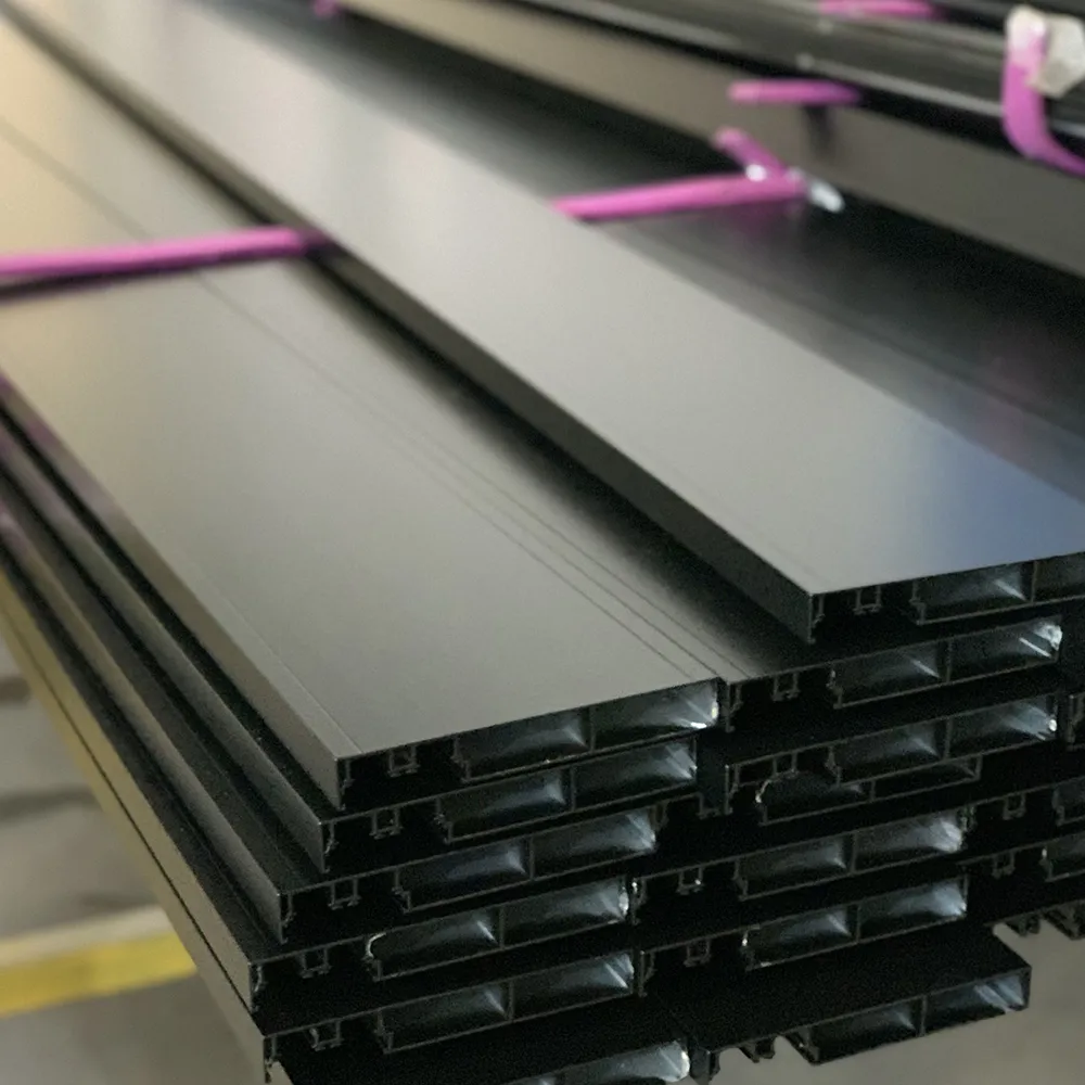 Stacked Raw Aluminium Curtain Wall Extrusion Bars - Alumi...