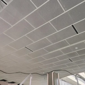 Flat Square Aluminium Expanded Metal Ceiling Panel - Aluminium Extrusion Solid Panels - 佛山市偌木家居有限公司