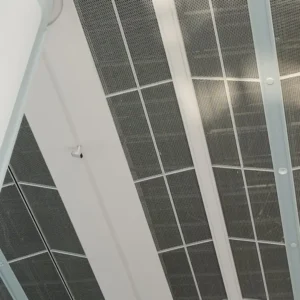 Splice Installation Aluminium Expanded Mesh Panel - Aluminium Extrusion Solid Panels - 佛山市偌木家居有限公司