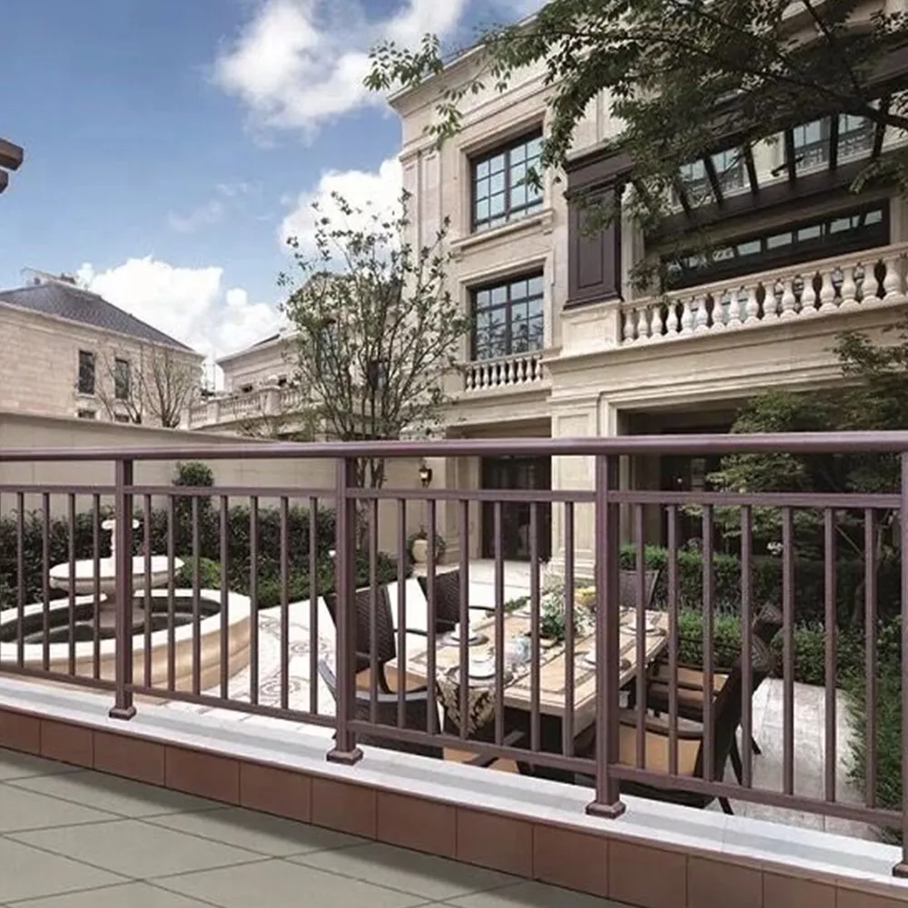 Villa Outdoor Aluminium Baluster Handrail - Aluminium Extrusion Handrail Profiles - 佛山市偌木家居有限公司