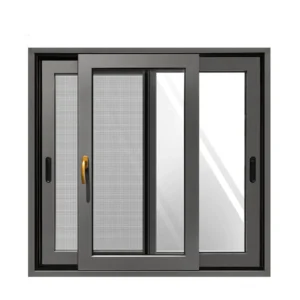 Thermal Break Sliding Aluminium Window With Mosquito Net - Aluminium Extrusion Windows & Doors - 佛山市偌木家居...