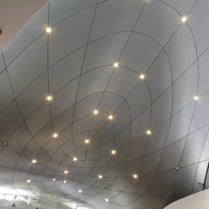 Curved Ceiling Carved Aluminium Decoration Panel - Aluminium Extrusion Solid Panels - 佛山市偌木家居有限公司