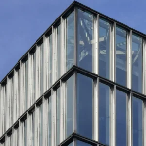 Aluminium Framed Corner Curtain Wall Section - Aluminium Extrusion Curtain Wall & Facade - 佛山市偌木家居有限...
