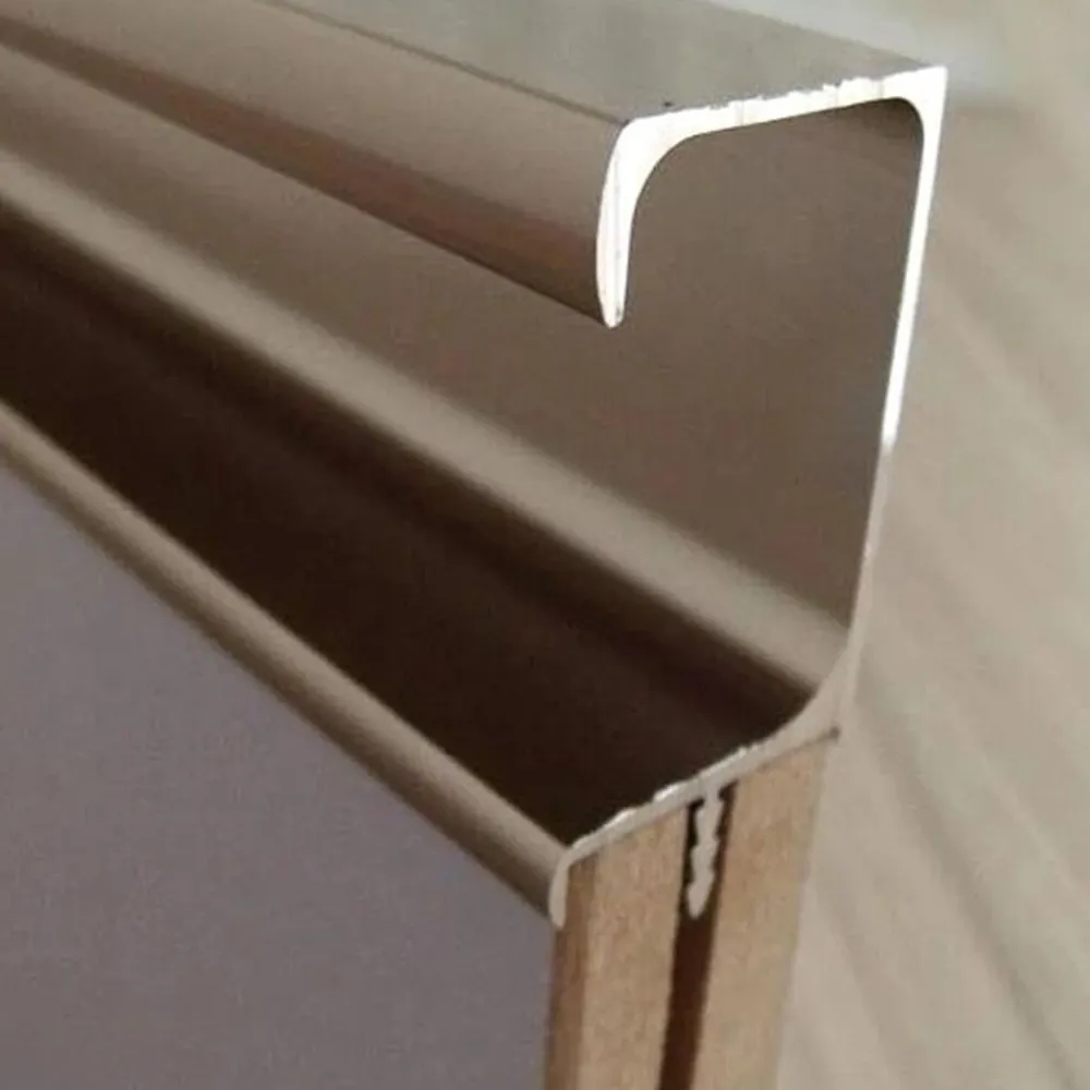 Edge Wrap Industrial Aluminium Extrusion Trim Profile - Aluminium Extrusion Profiles - 佛山市偌木家居有限公司